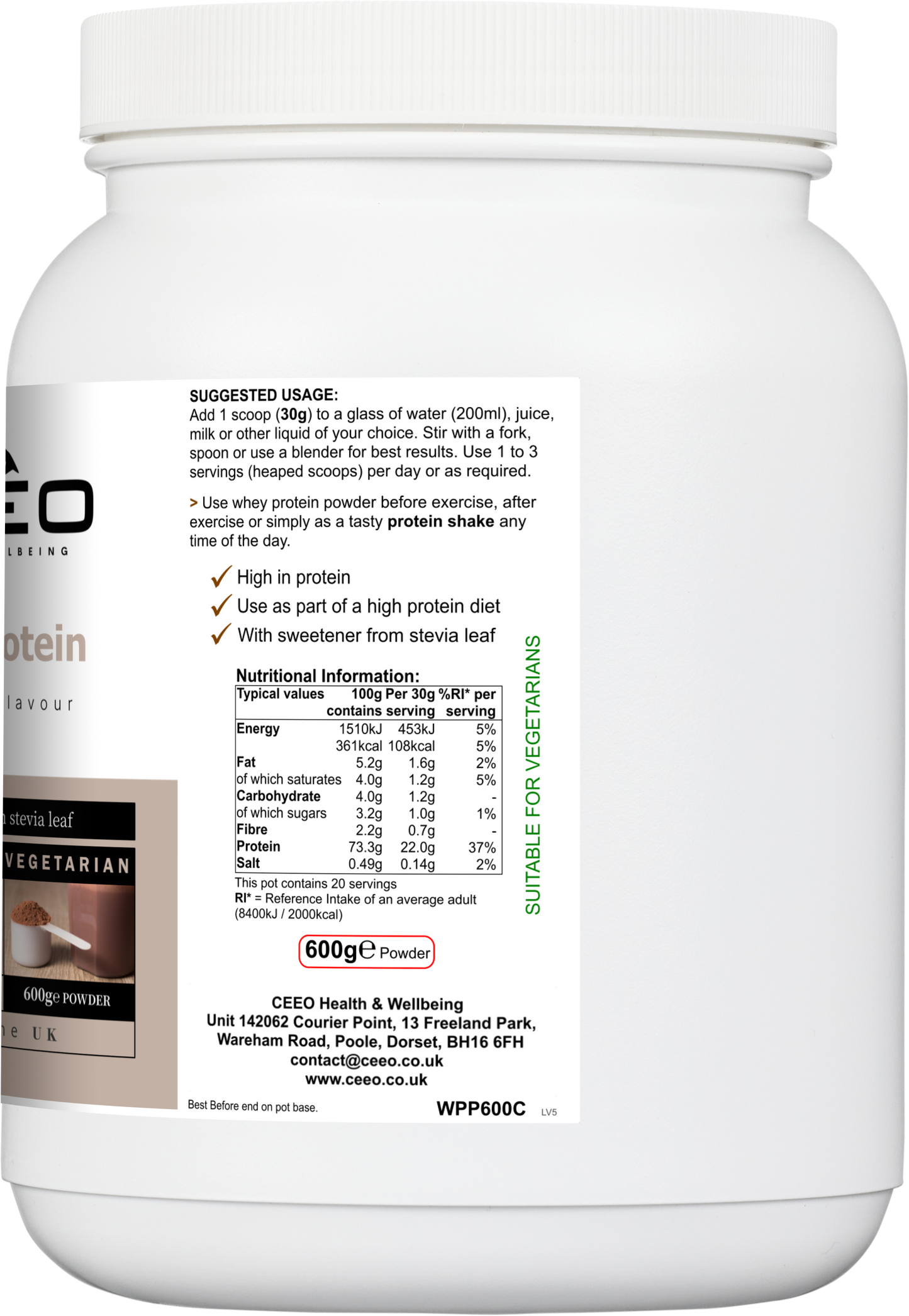 Whey Protein (Chocolate flavour)